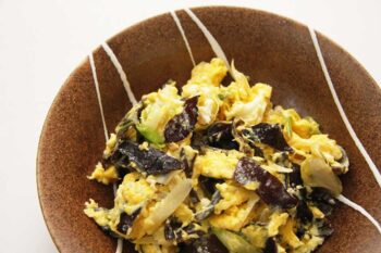 卵ときくらげの中華炒め